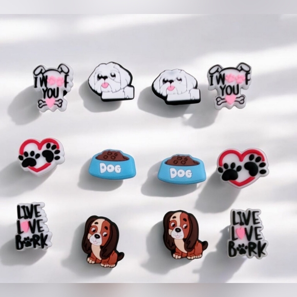 Dog Croc Charms - Picture 1 of 2